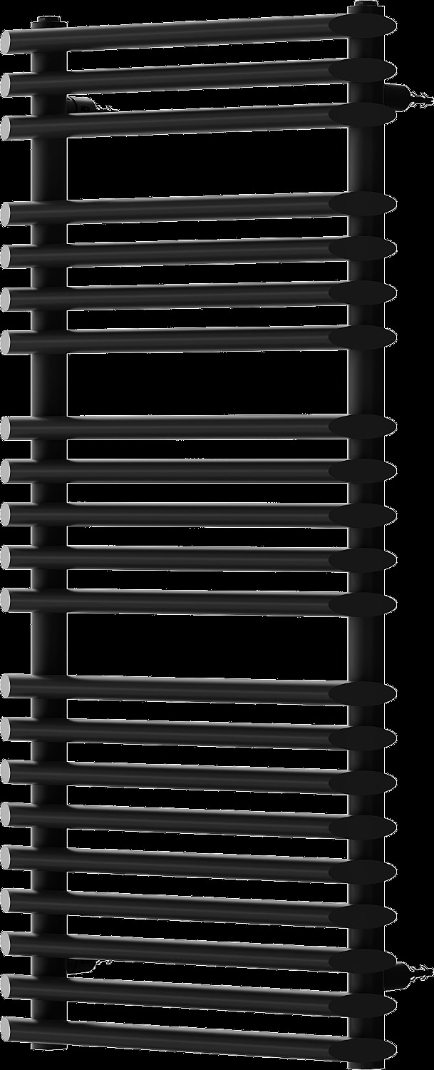 Mexen Akan koupelnový radiátor 1080 x 500 mm, 784 W, černý - W121-1080-500-00-70