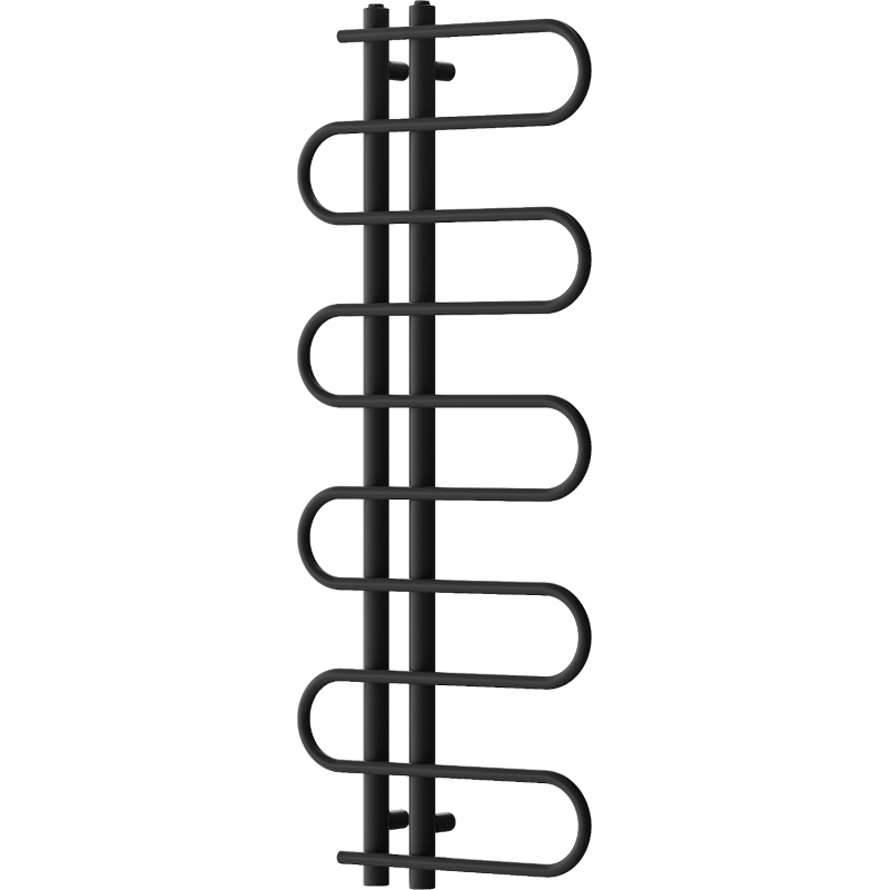 Mexen Kiso koupelnový radiátor 1250 x 500 mm, 256 W, černý - W114-1250-500-00-70