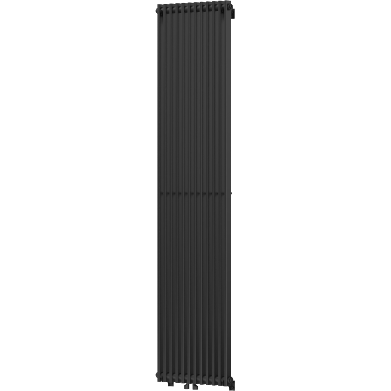 Mexen Kansas designový radiátor 1800 x 420 mm, 1441 W, Černá - W204-1800-420-00-70