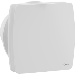 Mexen AXS 100 koupelnový ventilátor s časovačem, Bílá - W9601-100T-00