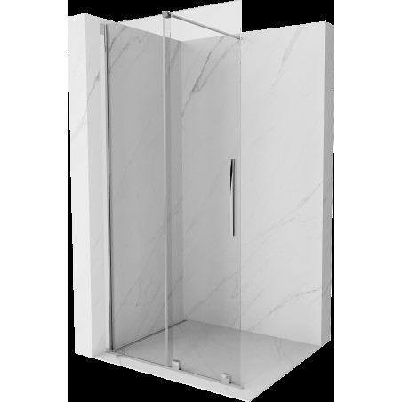 Mexen Velar posuvná sprchová stěna Walk-in 100 x 200 cm, transparentní 8 mm, chrom - 871-100-000-03-01