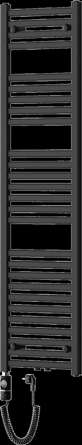 Mexen Hades elektrický radiátor 1500 x 400 mm, 600 W, černý - W104-1500-400-2600-70