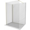 Mexen Kioto sprchová stěna Walk-in 140 x 105 cm, transparentní, zlatá - 800-140-212-50-00-105