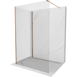 Mexen Kioto sprchová stěna Walk-in 140 x 90 cm, transparentní, růžové zlato - 800-140-212-60-00-090