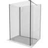 Mexen Kioto sprchová stěna Walk-in 120 x 80 x 30 cm, transparentní, černá - 800-120-080-221-70-00-030