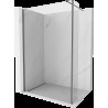 Mexen Kioto sprchová stěna Walk-in 90 x 30 cm, transparentní, broušený gun metal - 800-090-212-66-00-030