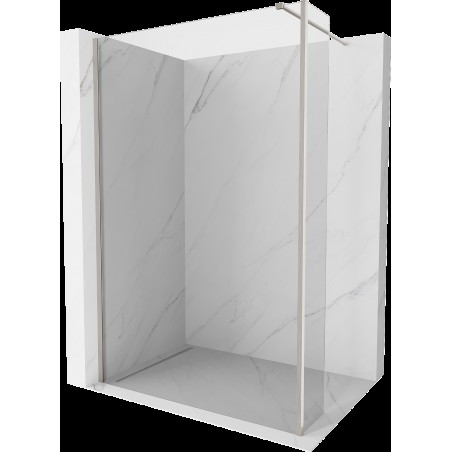 Mexen Kioto sprchová stěna Walk-in 105 x 40 cm, transparentní, kartáčovaný nikl - 800-105-212-97-00-040