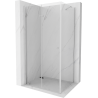 Mexen Lima skládací sprchový kout 85 x 100 cm, Průhledné, Chromovaná - 856-085-100-01-00
