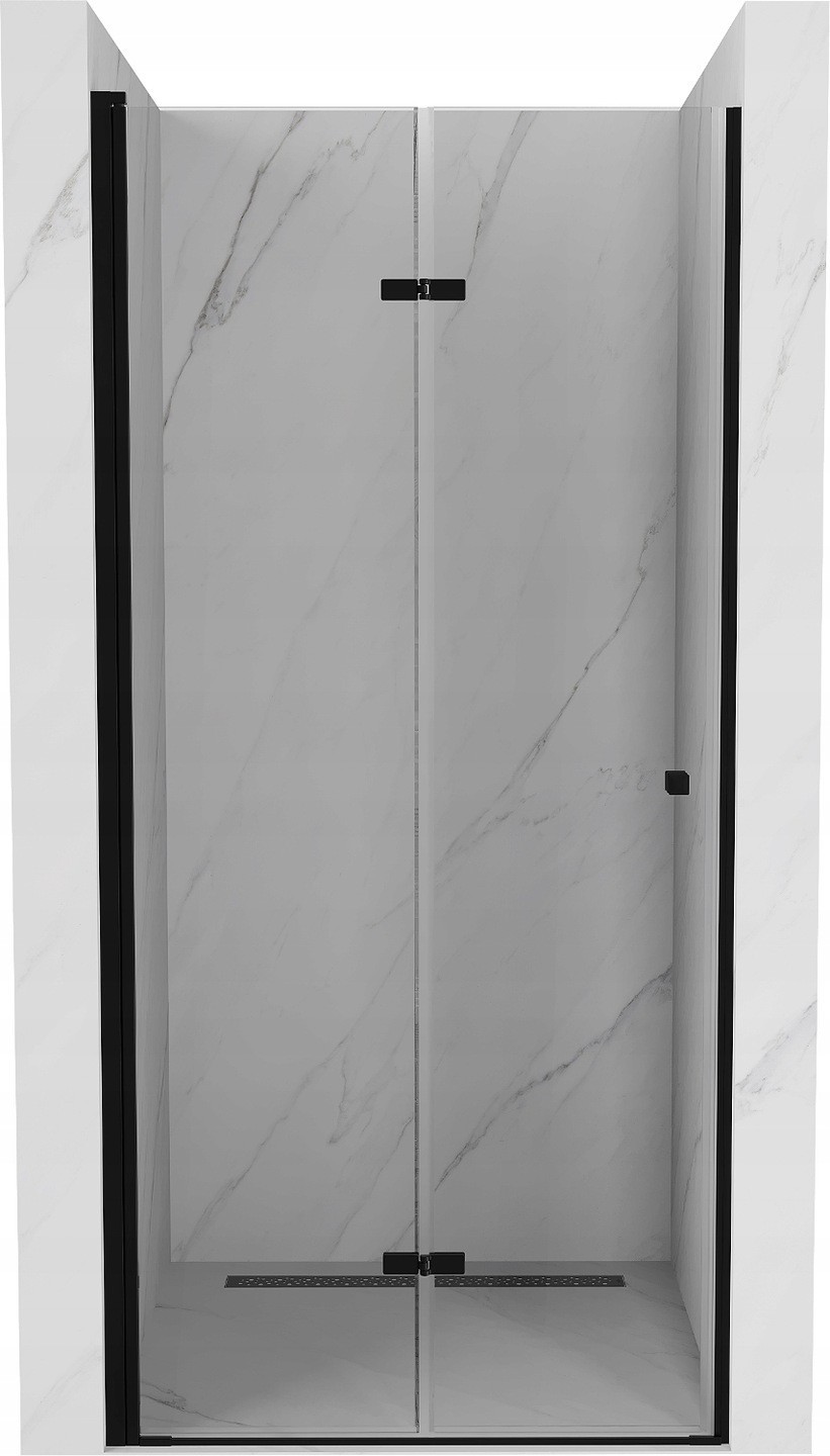 Mexen Lima skládací sprchové dveře 100 cm, Průhledné, Černá - 856-100-000-70-00