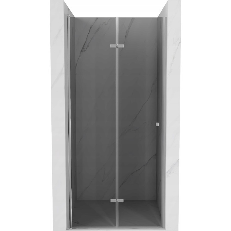 Mexen Lima skládací sprchové dveře 80 cm, Grafitově černá, Chromovaná - 856-080-000-01-40