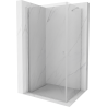 Mexen Pretoria sprchový kout s otočnými dveřmi 90 x 80 cm, Průhledné, Chromovaná - 852-090-080-01-00