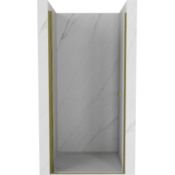 Mexen Pretoria otočné sprchové dveře 80 cm, Průhledné, Zlatá - 852-080-000-50-00