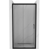 Mexen Apia rozsouvací sprchové dveře 100 cm, Průhledné, Černá - 845-100-000-70-00