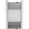 Mexen Apia rozsouvací sprchové dveře 100 cm, Pruhy, Chromovaná - 845-100-000-01-20