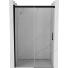 Mexen Omega rozsouvací sprchové dveře 110 cm, Průhledné, Černá - 825-110-000-70-00