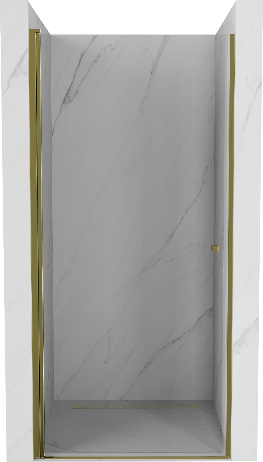 Mexen Pretoria otočné sprchové dveře 100 cm, průhledné, Zlatá - 852-100-000-50-00