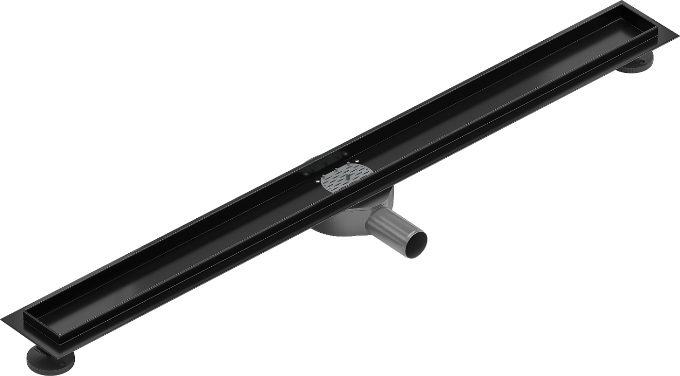 Mexen Flat 360 otočné těleso pro lineární odtok 80 cm, Černá - 1740080