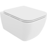 Mexen Stella WC mísa bez okrajů s pomalu zavírací tenkou deskou, duroplast, bílá - 30680900