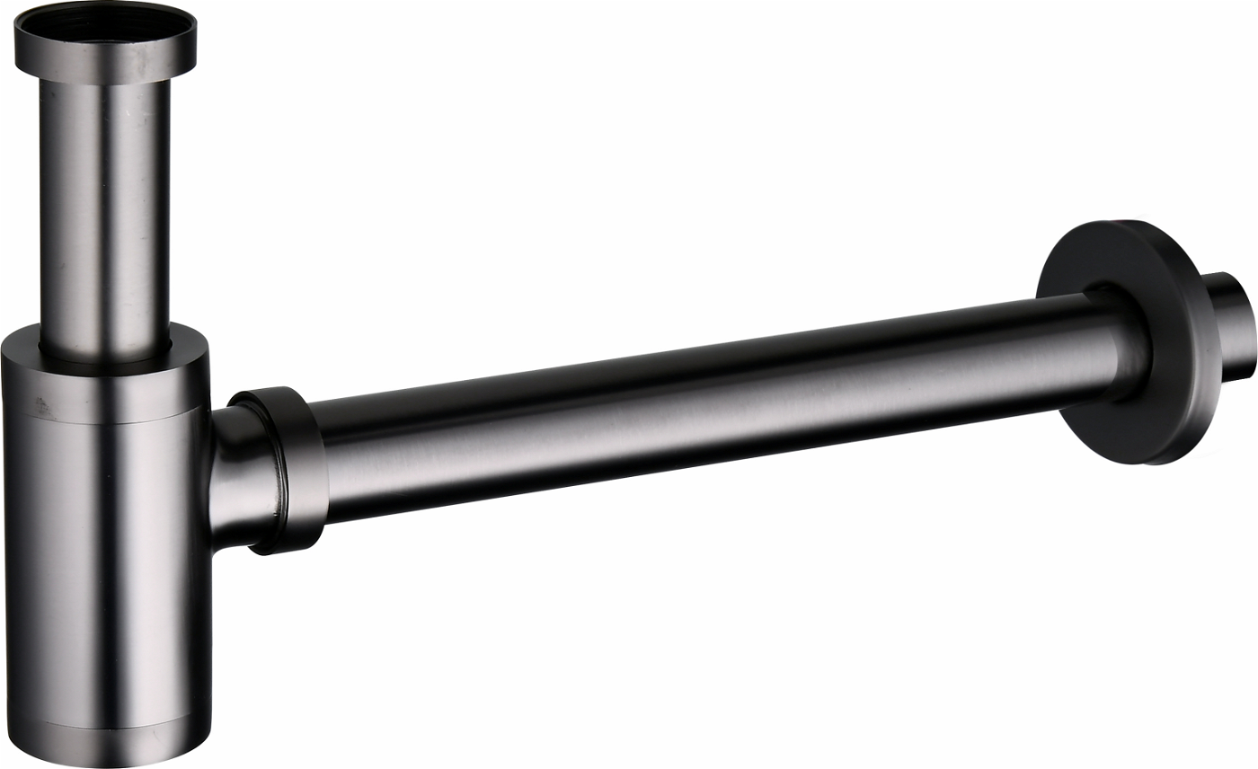 Mexen kulatý umyvadlový sifon, Grafitově černá - 79950-66